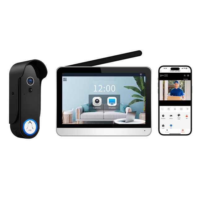 TL-AH708-B3 7 Inch Touch Screen Smart Wireless Video Doorbell